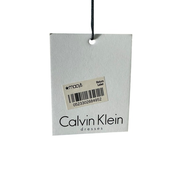 Calvin Klein Women's 8 Multicolor Scoop Neck Racerback Striped Maxi Dress‎ #Y6-1 - Picture 5 of 12